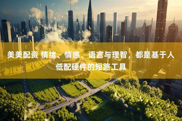 美美配资 情绪、情感、语言与理智，都是基于人低配硬件的短路工具