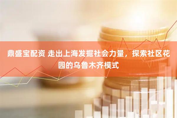 鼎盛宝配资 走出上海发掘社会力量，探索社区花园的乌鲁木齐模式